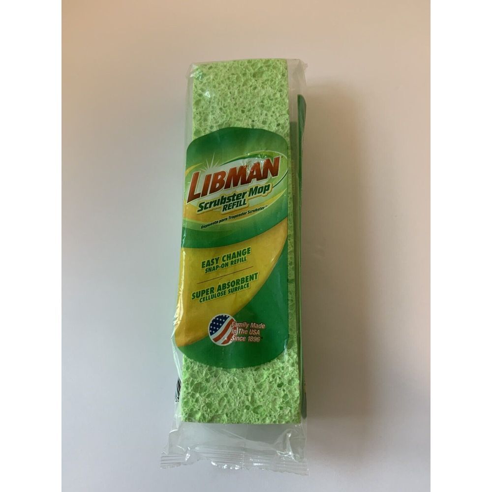 Libman Gator Mop Refill Super Absorbent Tear Resistant‎ #03021 Sponge Mop Refill